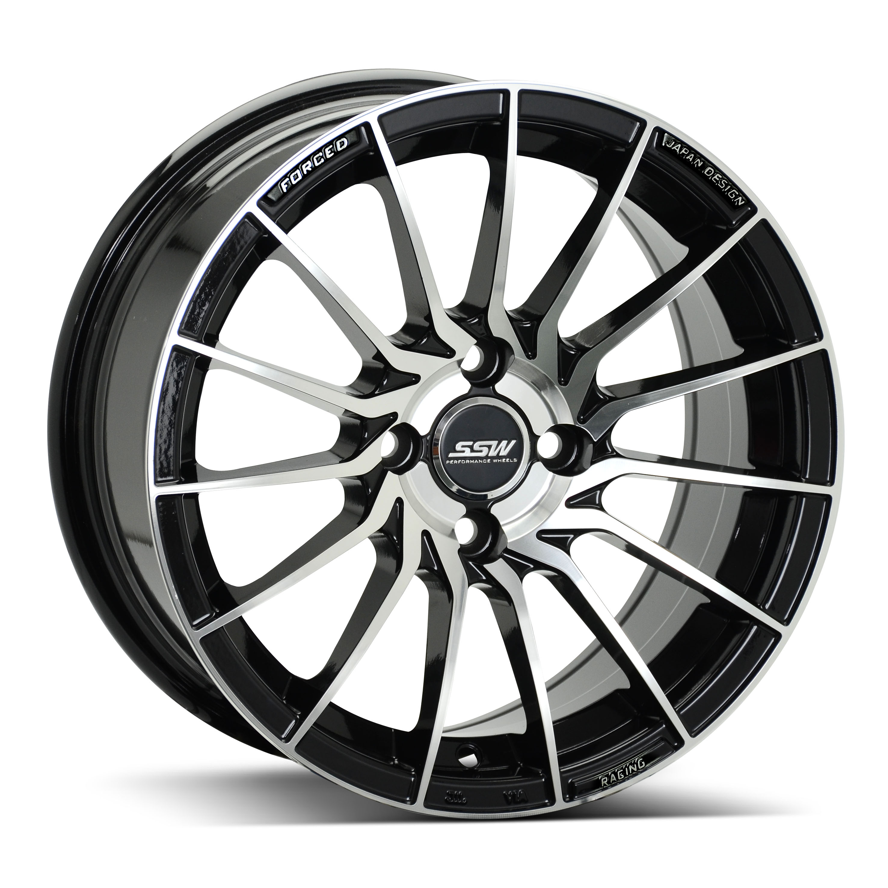 SSW S355 15X7.0 ET:35 4X100 73.1 FP/BK (Made In Thailand)